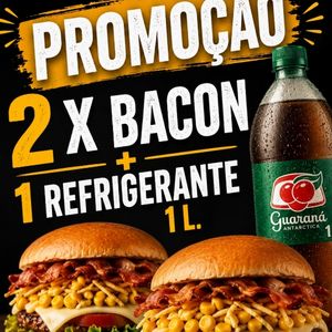 imagem do produto 2 X bacon + refrigerante 1 l