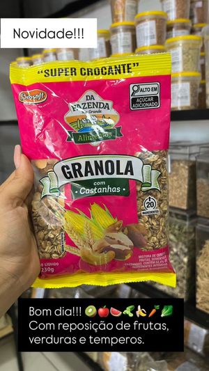 imagem do produto Granola sabor castanha 230g