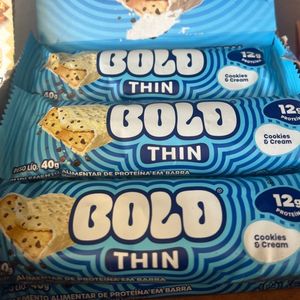 imagem do produto Barra de proteína Bold- cookies e cream- 40g