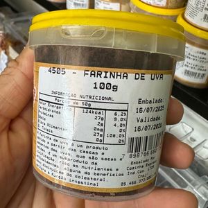 imagem do produto Farinha de uva - 100g