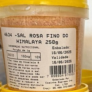 imagem do produto Sal rosa fino do himalaia- 250g