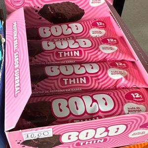 imagem do produto Barra de proteína Bold - Trufa de morango - 40g 