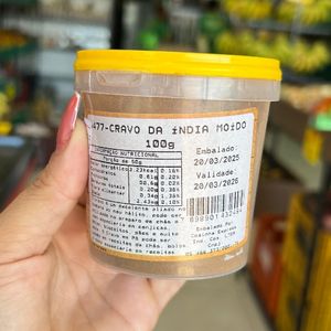 imagem do produto Cravo da Índia moído 100g