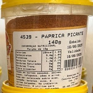 imagem do produto Páprica picante - 140g 