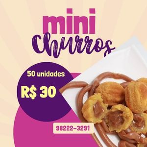 imagem do produto Mini churros 50 unidades 
