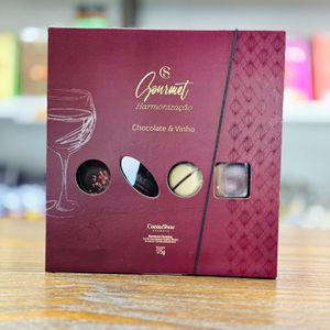 imagem do produto Caixa de Bombom para Harmonização e Vinho 175g