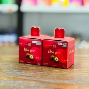 imagem do produto Mini Cubo com Drageados de Avelã 70g