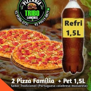 imagem do produto 2-Pizza Família+1.pert , 1,5lt