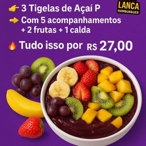 imagem do produto Combo açaí tigela P