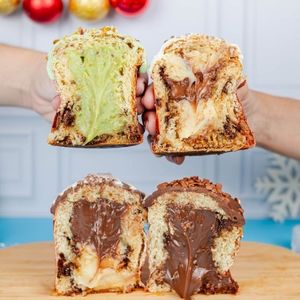 imagem do produto Panetone médio morango ninho e chocolate