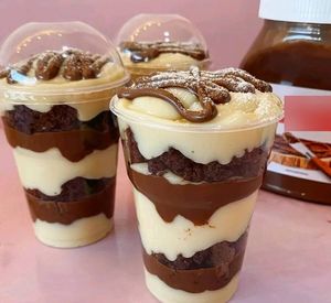 imagem do produto Copo Brownie com creme de Ninho e Nutella