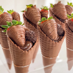 imagem do produto Cascão trufado de morango e brigadeiro 