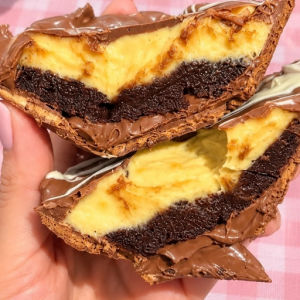 imagem do produto Cestinha recheada de maracujá brownie e chocolate 