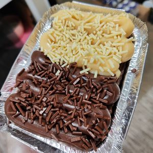 imagem do produto Top brownie duo - chocolate branco e chocolate meio amargo