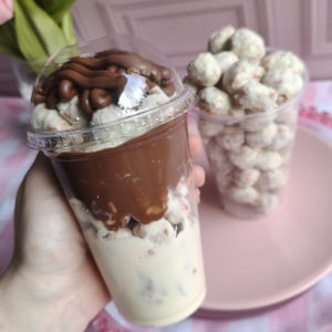 imagem do produto Copo de pipoca Gourmet de ninho com cobertura de ninho e Nutella 