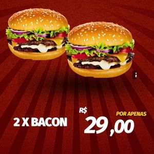 imagem do produto 2 x bacon 