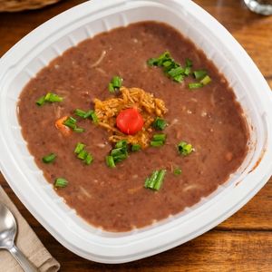 imagem do produto Caldinho de feijão cremoso com carne desfiada 