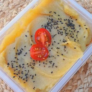 imagem do produto Escondidinho de batata doce com frango desfiado 