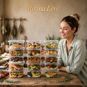 imagem do produto 🥘Combo Rotina Leve: Sua rotina merece essa leveza: rotina leve é rotina feliz. Pacote com 15 marmitinhas sortidas