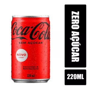 imagem do produto Coca zero lata 210ml