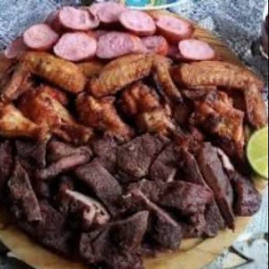 imagem do produto CHURRASQUINHO DE PANELA COM SALADA DE MAIONESE