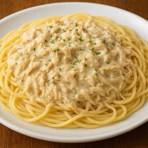 imagem do produto Macarrão ao molho branco com frango desfiado