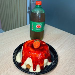 imagem do produto Afogadinho Ninho com morango + 1 Guaraná antártica 1 litro com 10%Off
