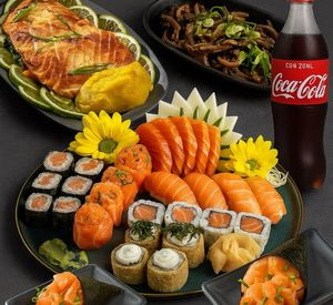 imagem do produto Combo Centravante  Yokozuna Thyas  Banquete Japonês Completo