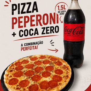 imagem do produto 1Peperoni+1Coca zero 1,5ml