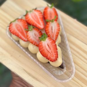 imagem do produto Pizza Brownie de morango 