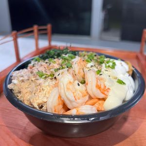 imagem do produto Poke Salmão Grelhado Camarão Cozido