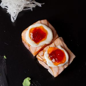 imagem do produto Salmon cube (04 UNIDADES)