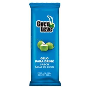imagem do produto Gelo para Drink Sabor Água de Coco Coco Leve 190g