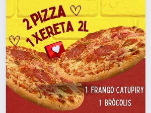 imagem do produto 1 Pizza de Frango Catupiry 1 Pizza de Brocolis 1 Xereta Guarana