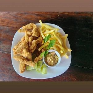 imagem do produto ISCA DE TILÁPIA COM BATATA FRITA