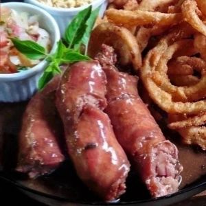 imagem do produto LINGUIÇA CASEIRA ANEIS DE CEBOLA EMPANADOS