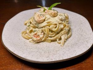 imagem do produto Linguine Camarão ao Creme Branco