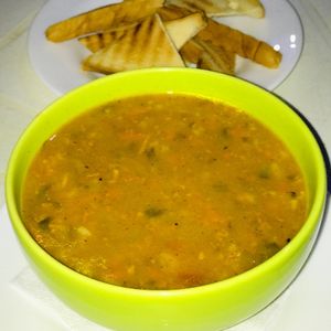 imagem do produto Caldo de carne com torradas