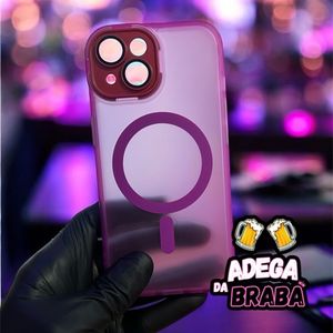 imagem do produto Capa Iphone 15 roxa translucida