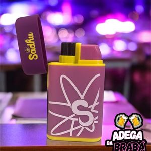 imagem do produto isqueiro maçarico multicolor roxo e amarelo