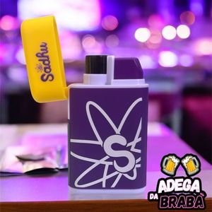 imagem do produto Isqueiro Maçarico Sadhu multicolor roxo, branco e amarelo