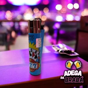 imagem do produto Isqueiros clipper azul estampado