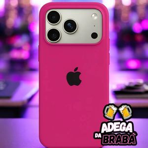 imagem do produto Capa iPhone Aveludada pink 17 Pro Max