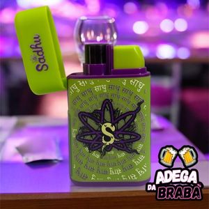 imagem do produto Isqueiro Maçarico Sadhu multiplanet II verde e roxo