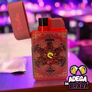 imagem do produto Isqueiro Maçarico Sadhu multiplanet II marrom e vermelho