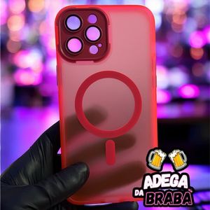 imagem do produto Capa Iphone 12 pro max translucida vermelho