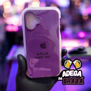 imagem do produto Capa Veluda Iphone 16 roxa