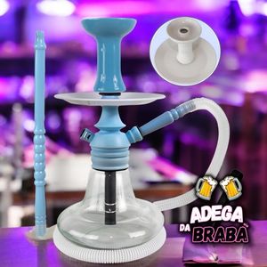 imagem do produto Narguilé completo mini azul bebê