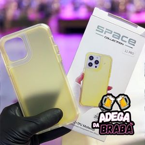 imagem do produto Capa Iphone 11pro translucida amarela