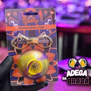 imagem do produto KIT TESOURA METAL + CUIA SADHU 